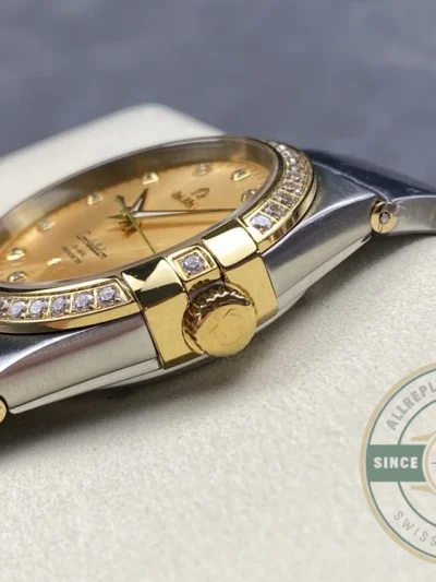 Replica Omega Constellation Gold Dial 38mm 123.25.38.21.58.001 - Luxury Replica Watch