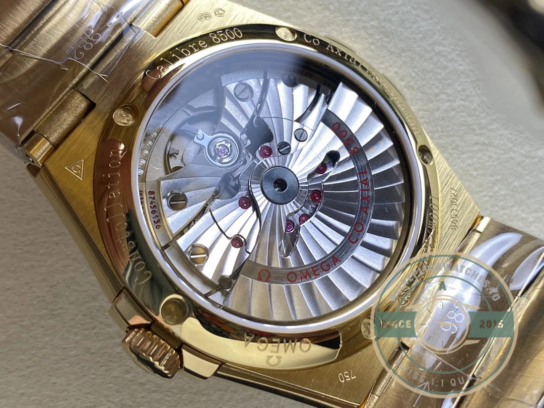 Replica Omega Constellation Gold, Diamond 38mm 123.55.38.21.58.001 - Affordable Luxury Replica Timepiece