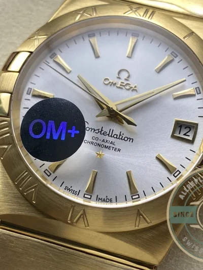 Replica Omega Constellation Gold, Silver 38mm 123.50.38.21.02.002 - Top-Tier Swiss Replica Watch