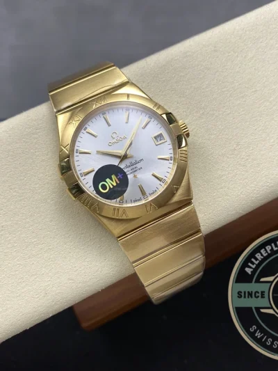 Replica Omega Constellation Gold, Silver 38mm 123.50.38.21.02.002 - 1:1 Swiss Replica Watch