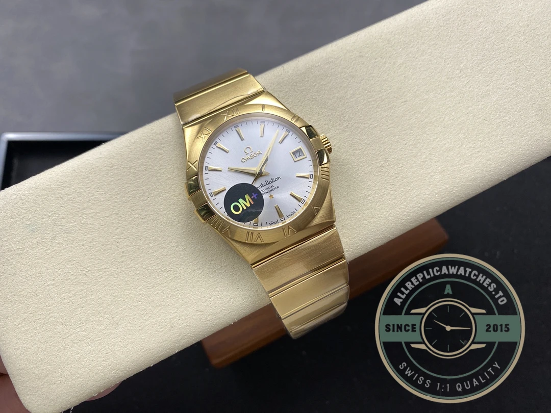 Replica Omega Constellation Gold, Silver 38mm 123.50.38.21.02.002 - 1:1 Swiss Replica Watch