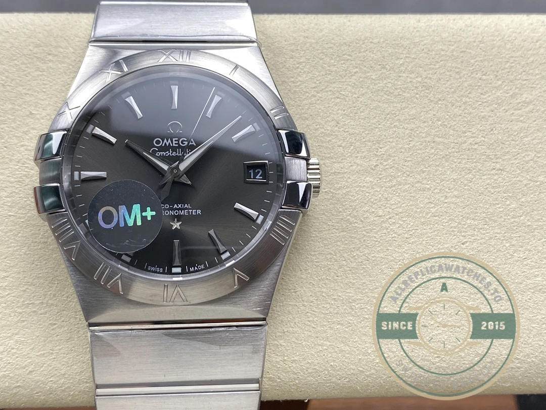 Replica Omega Constellation Grey Dial 38mm 123.10.38.21.06.001 - Affordable Super Clone Watch