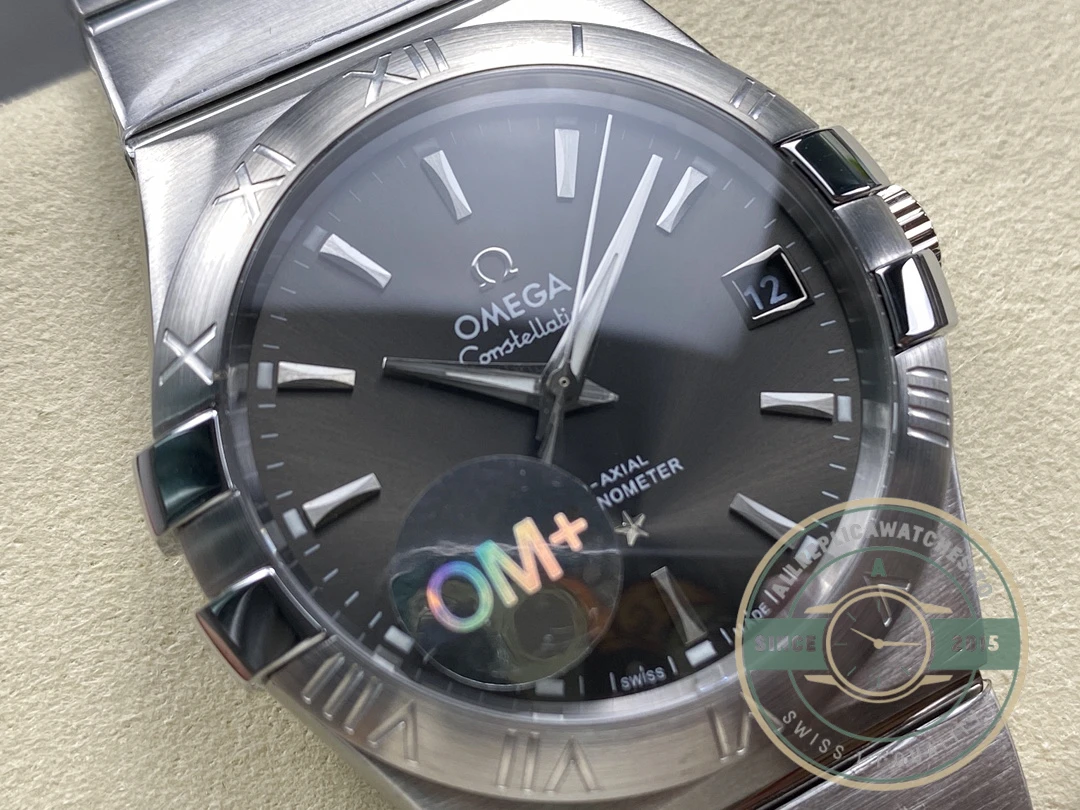 Replica Omega Constellation Grey Dial 38mm 123.10.38.21.06.001 - 1:1 Swiss Replica Watch