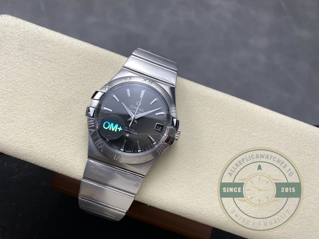 Replica Omega Constellation Grey Dial 38mm 123.10.38.21.06.001 - Swiss Movement Replica Watch