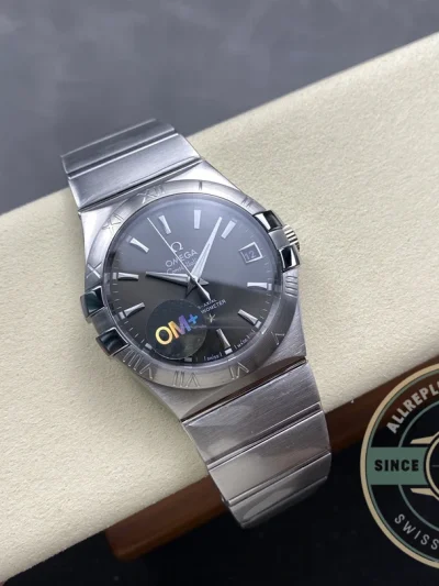 Replica Omega Constellation Grey Dial 38mm 123.10.38.21.06.001 - Premium Super Clone Watch