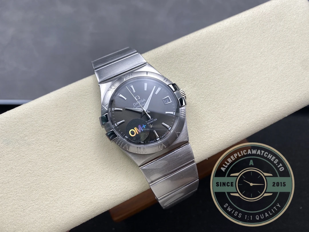 Replica Omega Constellation Grey Dial 38mm 123.10.38.21.06.001 - Premium Super Clone Watch