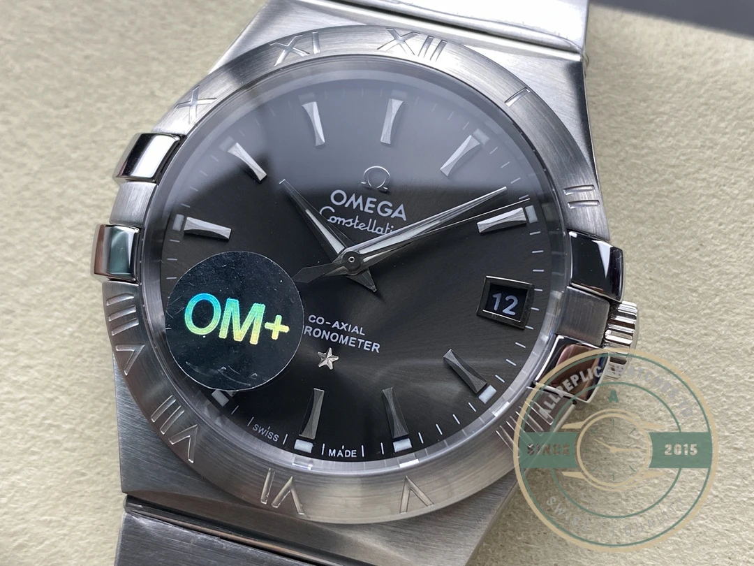 Replica Omega Constellation Grey Dial 38mm 123.10.38.21.06.001 - Affordable Luxury Replica Timepiece
