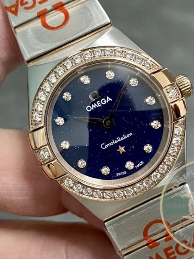 Replica Omega Constellation Night Sky Dial 25mm 131.25.25.60.53.001 - Factory Super Clone Watch