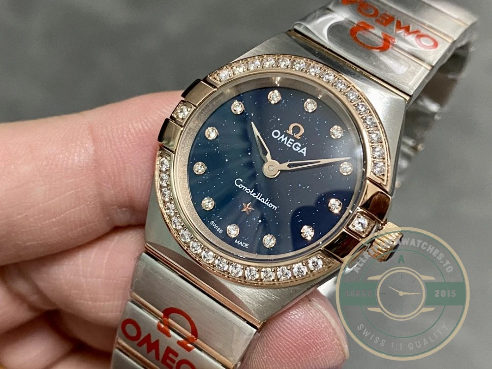 Replica Omega Constellation Night Sky Dial 25mm 131.25.25.60.53.001 - 1:1 Swiss Replica Watch