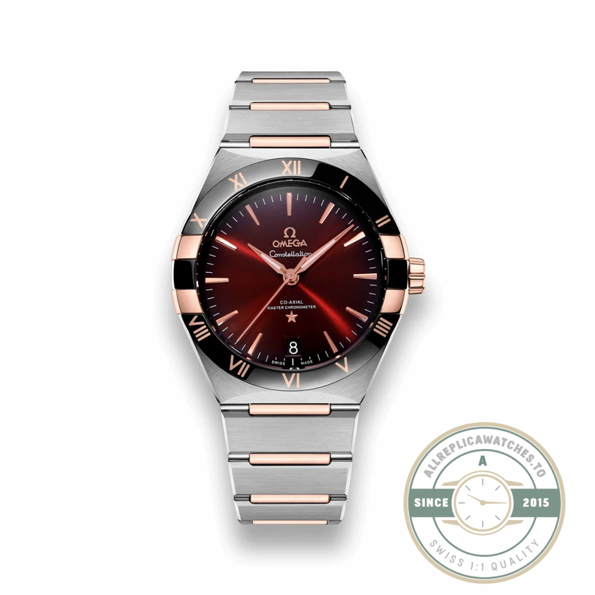 Replica Omega Constellation Red Dial 41mm 131.23.41.21.11.001 - Swiss Movement Replica Watch
