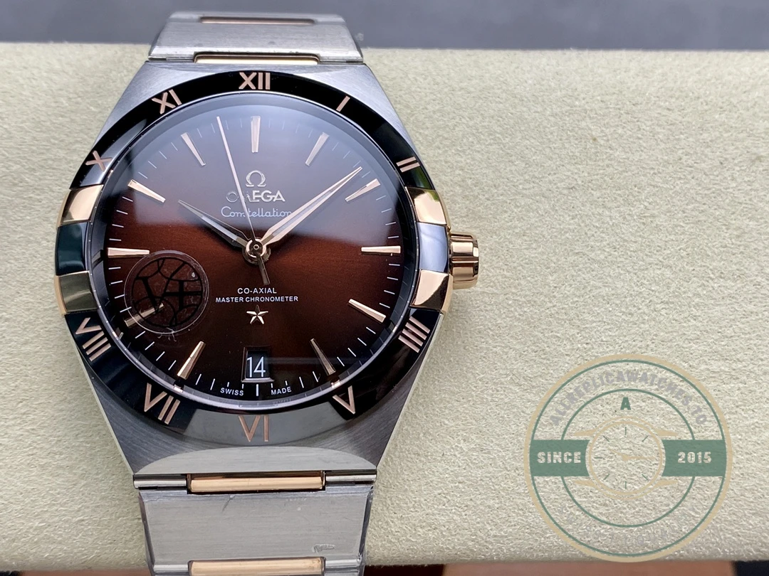 Replica Omega Constellation Red Dial 41mm 131.23.41.21.11.001 - Luxury Replica Watch