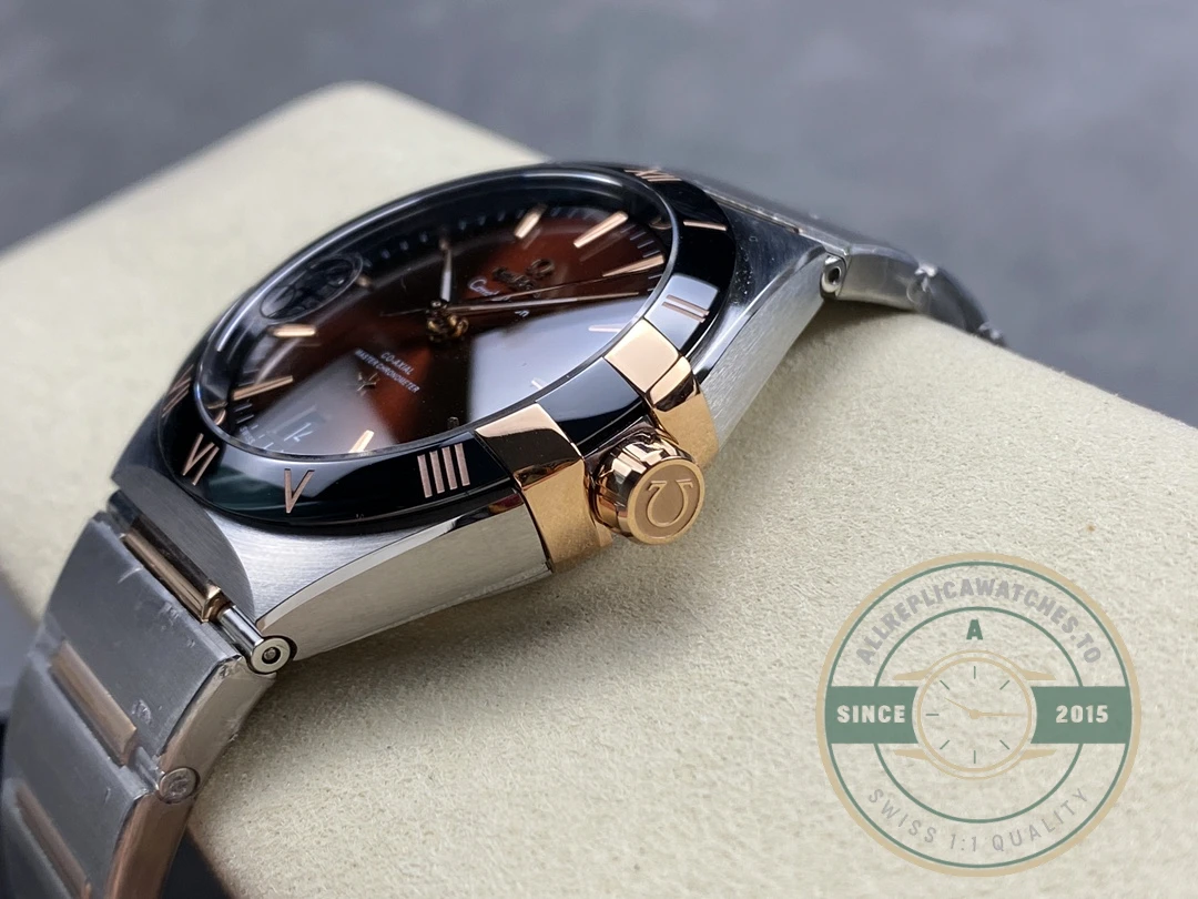 Replica Omega Constellation Red Dial 41mm 131.23.41.21.11.001 - Swiss Movement Replica Watch