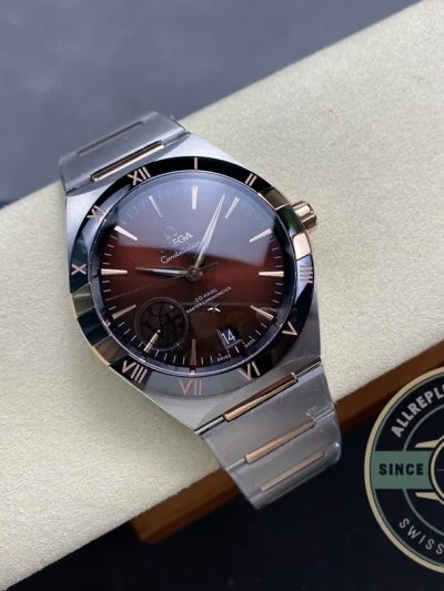 Replica Omega Constellation Red Dial 41mm 131.23.41.21.11.001 - Luxury Replica Watch