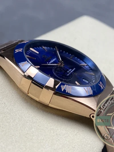 Replica Omega Constellation Rose, Blue Dial 41mm 131.63.41.21.03.001 - Factory Super Clone Watch