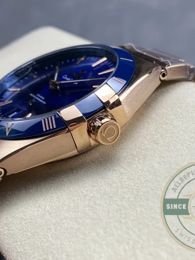 Replica Omega Constellation Rose, Blue Dial 41mm 131.63.41.21.03.001 - Swiss-Made Clone Watch