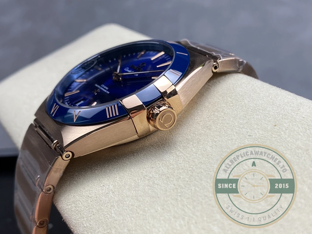 Replica Omega Constellation Rose, Blue Dial 41mm 131.63.41.21.03.001 - Swiss-Made Clone Watch