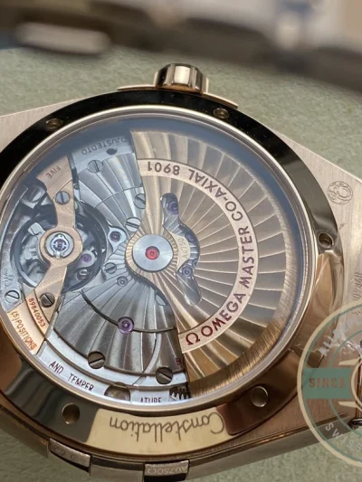 Replica Omega Constellation Rose, Blue Dial 41mm 131.63.41.21.03.001 - Luxury Replica Watch