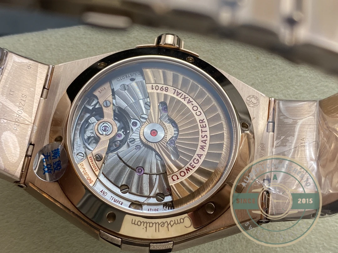 Replica Omega Constellation Rose, Blue Dial 41mm 131.63.41.21.03.001 - Luxury Replica Watch