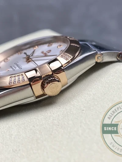 Replica Omega Constellation Rose Gold 38mm 123.25.38.21.52.003 - Factory Super Clone Watch