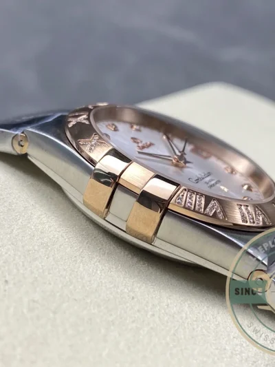 Replica Omega Constellation Rose Gold 38mm 123.25.38.21.52.003 - 1:1 Swiss Replica Watch