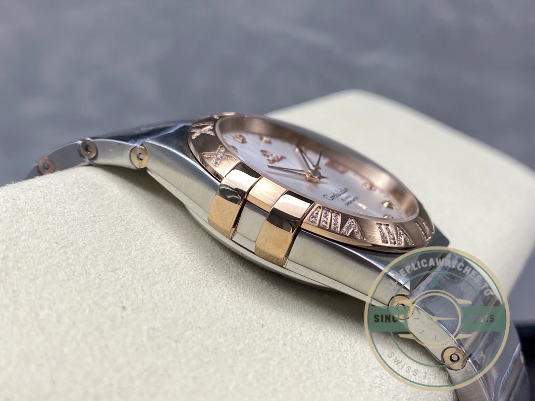 Replica Omega Constellation Rose Gold 38mm 123.25.38.21.52.003 - 1:1 Swiss Replica Watch