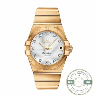 Replica Omega Constellation Rose Gold 38mm 123.55.38.21.52.007 - Premium Super Clone Watch