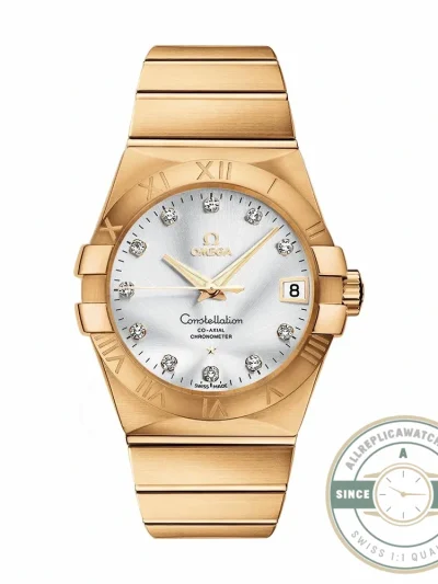 Replica Omega Constellation Rose Gold 38mm 123.55.38.21.52.007 - Premium Super Clone Watch