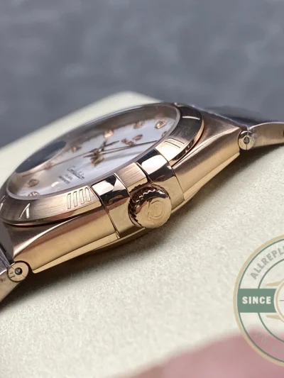Replica Omega Constellation Rose Gold 38mm 123.55.38.21.52.007 - 1:1 Swiss Replica Watch