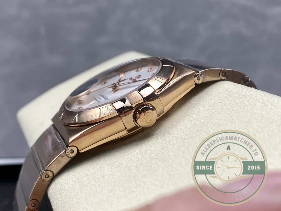Replica Omega Constellation Rose Gold 38mm 123.55.38.21.52.007 - 1:1 Swiss Replica Watch