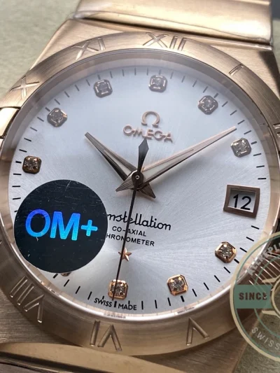 Replica Omega Constellation Rose Gold 38mm 123.55.38.21.52.007 - Best Quality Replica Watch