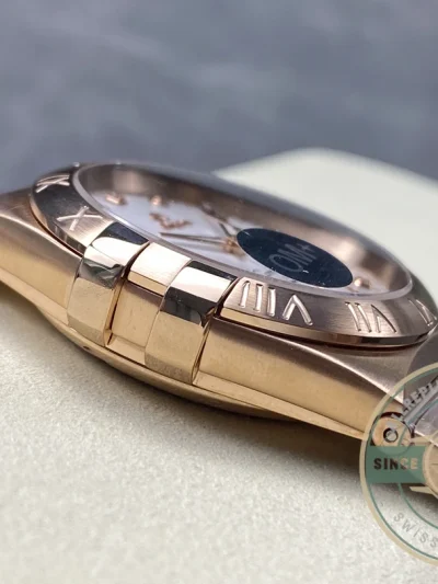 Replica Omega Constellation Rose Gold 38mm 123.55.38.21.52.007 - Luxury Replica Watch