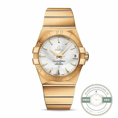 Replica Omega Constellation Rose Gold, White 38mm 123.50.38.21.02.001 - Premium Super Clone Watch