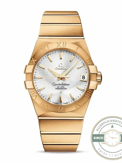Replica Omega Constellation Rose Gold, White 38mm 123.50.38.21.02.001 - Premium Super Clone Watch