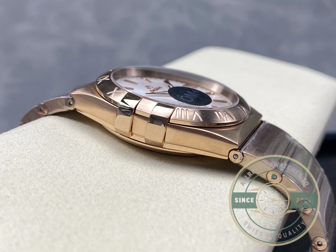 Replica Omega Constellation Rose Gold, White 38mm 123.50.38.21.02.001 - Luxury Replica Watch