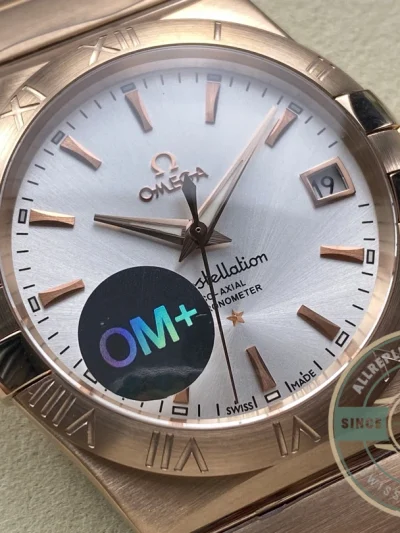 Replica Omega Constellation Rose Gold, White 38mm 123.50.38.21.02.001 - 1:1 Swiss Replica Watch
