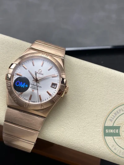 Replica Omega Constellation Rose Gold, White 38mm 123.50.38.21.02.001 - Affordable Super Clone Watch