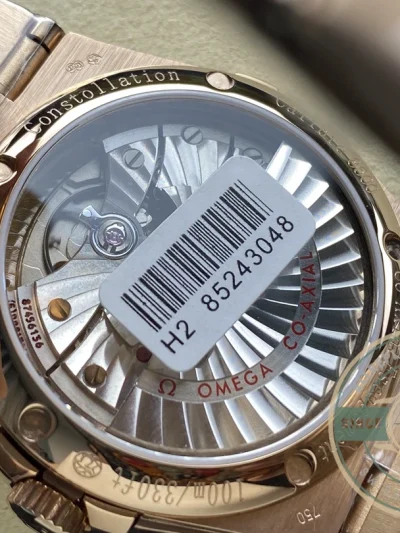 Replica Omega Constellation Rose Gold, White 38mm 123.50.38.21.02.001 - Factory Super Clone Watch