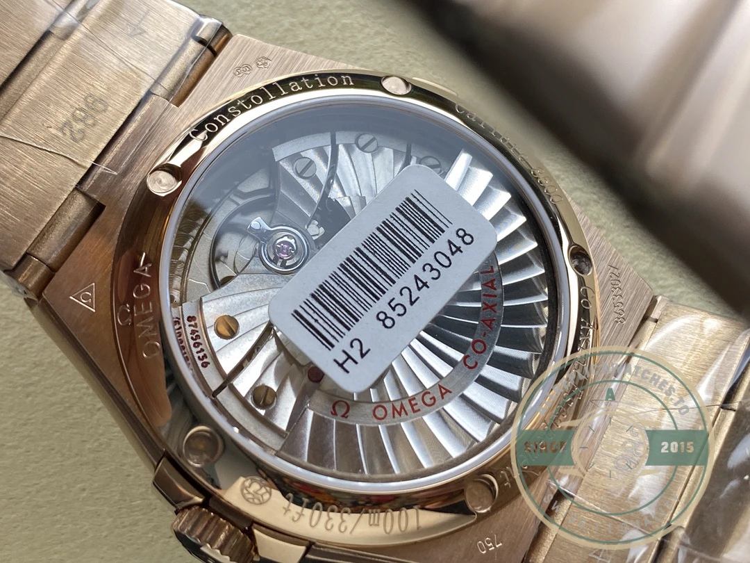 Replica Omega Constellation Rose Gold, White 38mm 123.50.38.21.02.001 - Factory Super Clone Watch