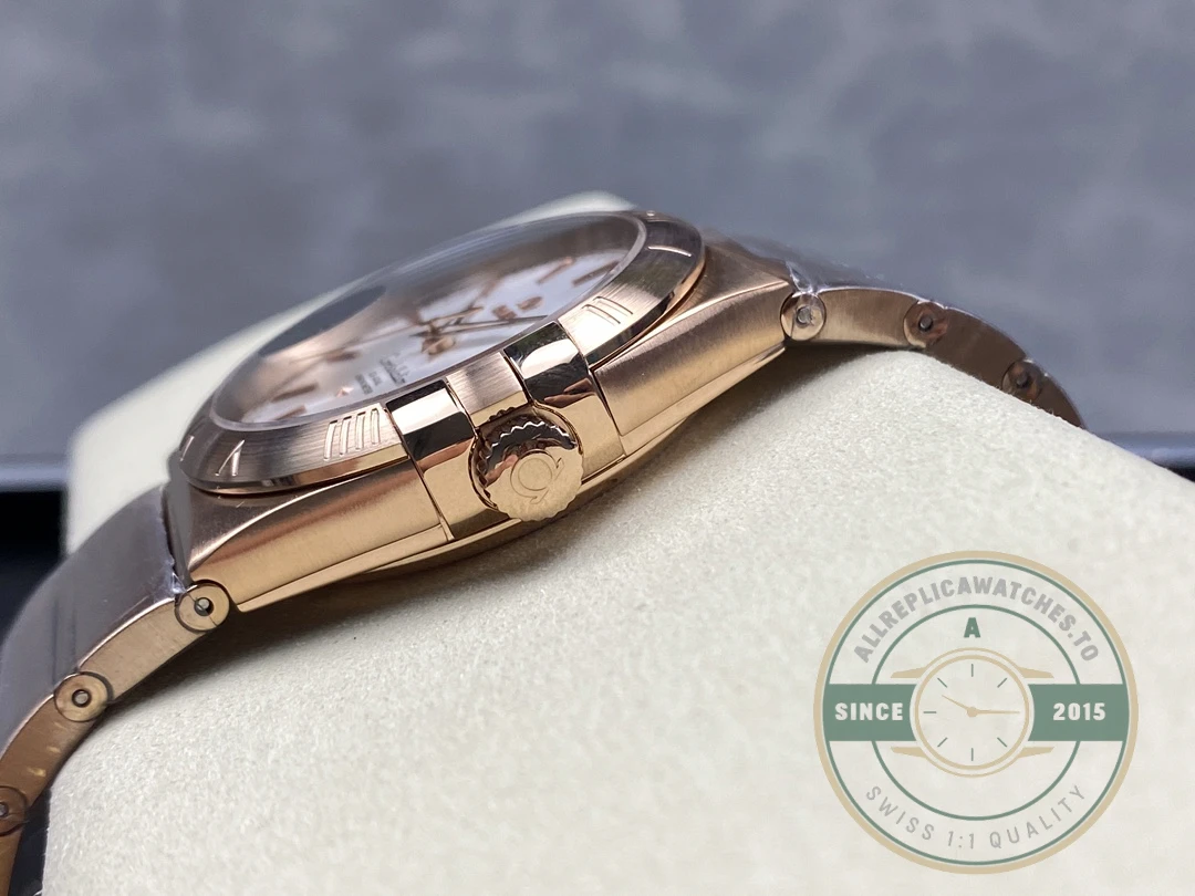 Replica Omega Constellation Rose Gold, White 38mm 123.50.38.21.02.001 - Affordable Super Clone Watch
