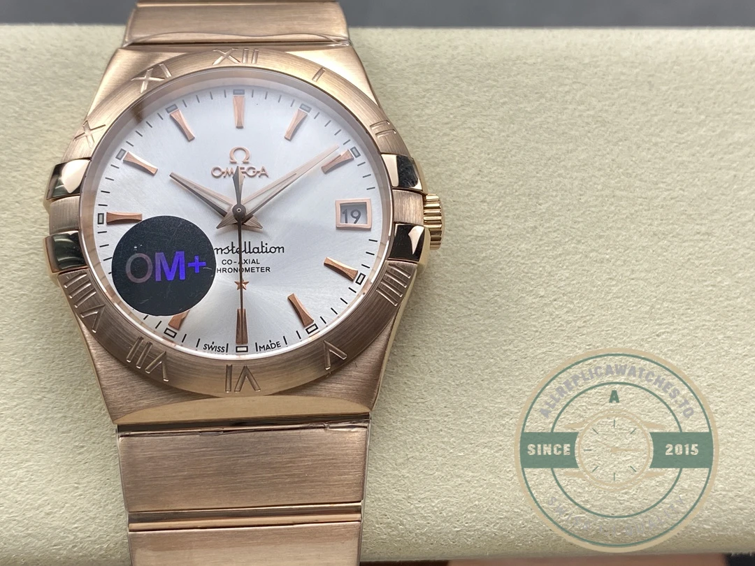 Replica Omega Constellation Rose Gold, White 38mm 123.50.38.21.02.001 - 1:1 Swiss Replica Watch