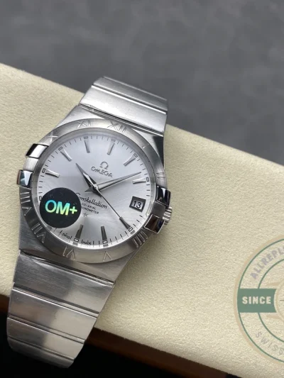 Replica Omega Constellation Silver 38mm 123.10.38.21.02.001 - Premium Super Clone Watch