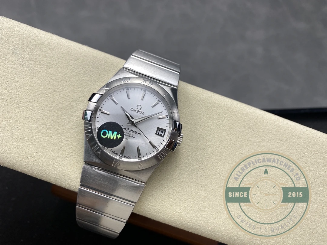 Replica Omega Constellation Silver 38mm 123.10.38.21.02.001 - Premium Super Clone Watch