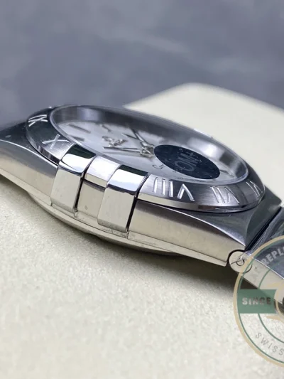Replica Omega Constellation Silver 38mm 123.10.38.21.02.001 - Top-Tier Swiss Replica Watch