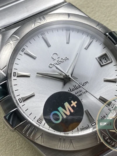 Replica Omega Constellation Silver 38mm 123.10.38.21.02.001 - Luxury Replica Watch