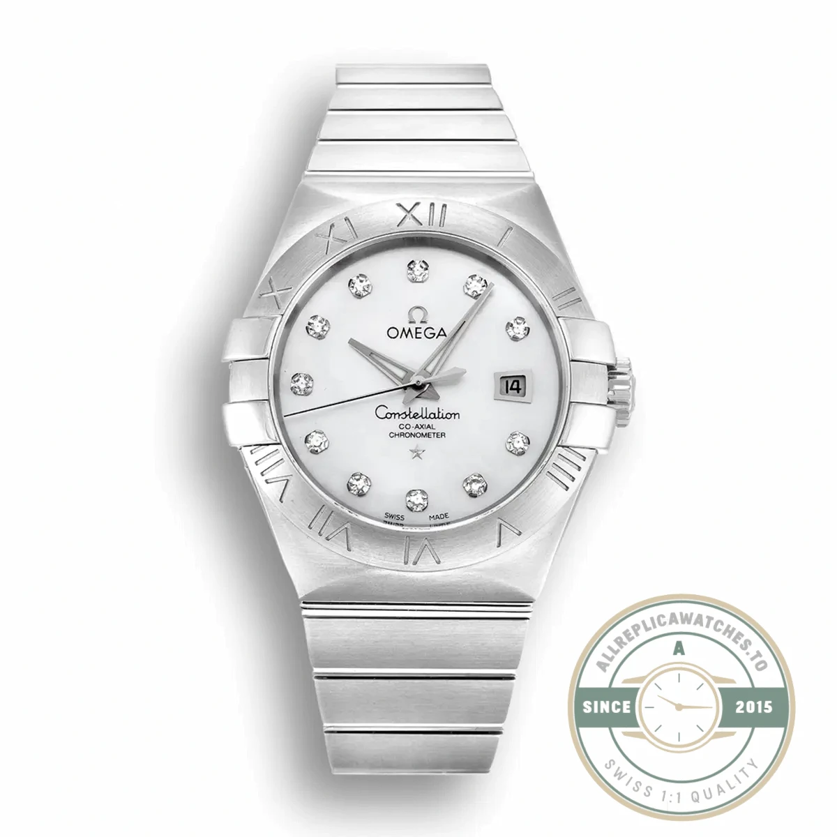 Replica Omega Constellation Silver Dial 38mm 123.10.38.21.52.001 - Affordable Super Clone Watch