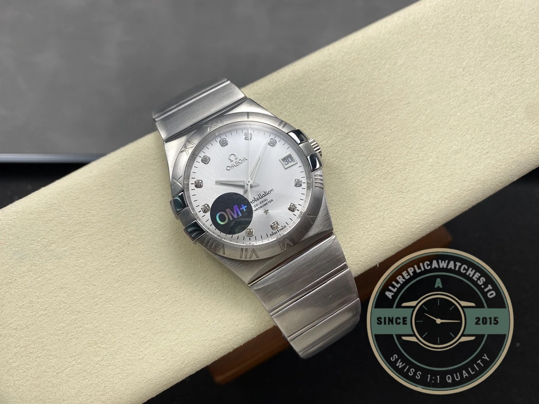 Replica Omega Constellation Silver Dial 38mm 123.10.38.21.52.001 - Affordable Luxury Replica Timepiece