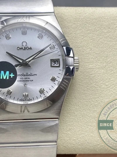 Replica Omega Constellation Silver Dial 38mm 123.10.38.21.52.001 - High-Grade Replica Watch