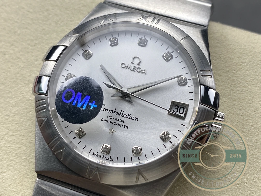 Replica Omega Constellation Silver Dial 38mm 123.10.38.21.52.001 - Affordable Luxury Replica Timepiece