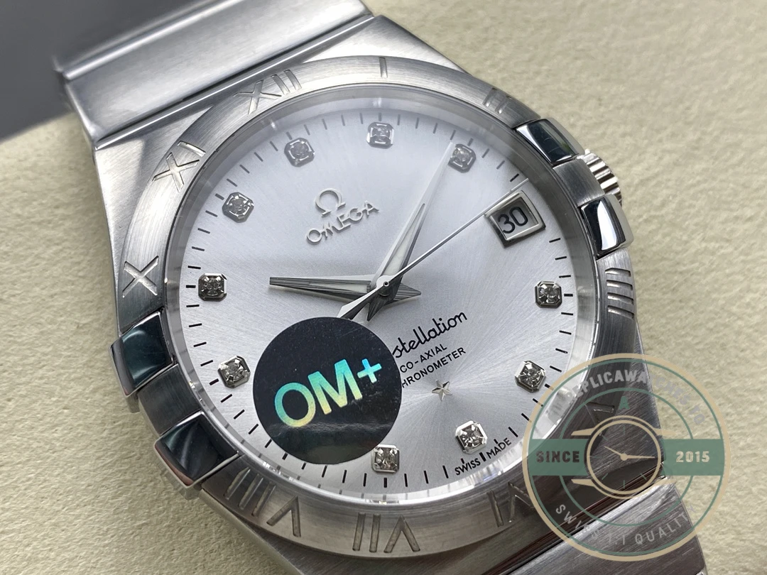 Replica Omega Constellation Silver Dial 38mm 123.10.38.21.52.001 - Premium Super Clone Watch