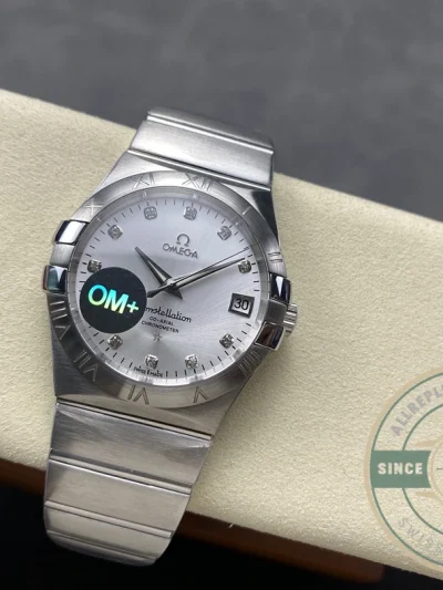 Replica Omega Constellation Silver Dial 38mm 123.10.38.21.52.001 - Swiss-Made Clone Watch